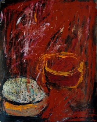 Acrylic painting 81x100cm - N°9A Acrylic painting 81x100cm - N°9A