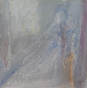 Tableau Aquarelle 20x20cm � N&deg;14AQ