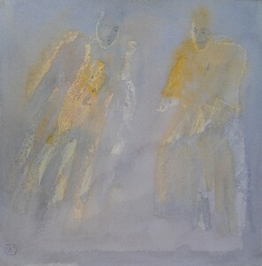 Tableau Aquarelle 20x20cm � N&deg;15AQ