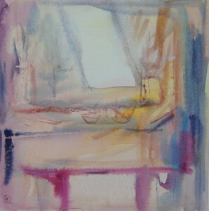 Tableau Aquarelle 20x20cm � N&deg;08AQ