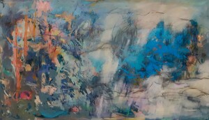 Tableau Techniques Mixtes sur toile 110x210cm � N&deg;61TM