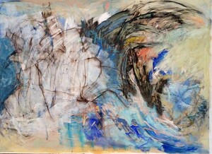 Tableau Techniques Mixtes sur toile 150x200cm � N&deg;27TM