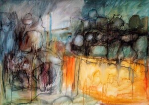 Tableau Techniques Mixtes sur toile 150x200cm � N&deg;28TM