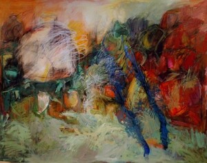 Tableau Techniques Mixtes sur toile 150x200cm � N&deg;29TM