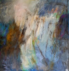 Tableau Techniques Mixtes sur toile 125x125cm � N&deg;51TM