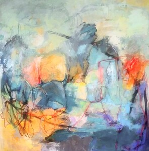 Tableau Techniques Mixtes sur toile 200x200cm � N&deg;48TM