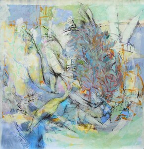 Tableau Techniques Mixtes sur toile 200x200cm � N&deg;18TM