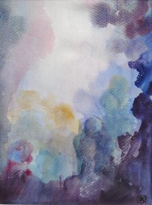 Tableau Aquarelle 17x24cm � N&deg;03AQ