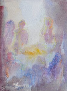 Tableau Aquarelle 17x24cm � N&deg;06AQ