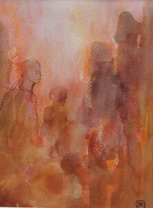 Tableau Aquarelle 17x24cm � N&deg;12AQ