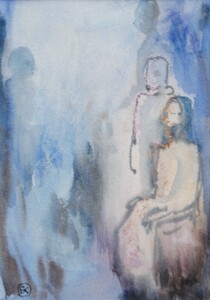 Tableau Aquarelle 17x24cm � N&deg;14AQ