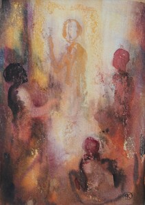 Tableau Aquarelle 17x24cm � N&deg;15AQ