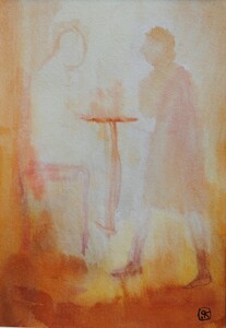 Tableau Aquarelle 17x24cm � N&deg;19AQ