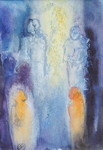 Tableau Aquarelle 17x24cm � N&deg;20AQ